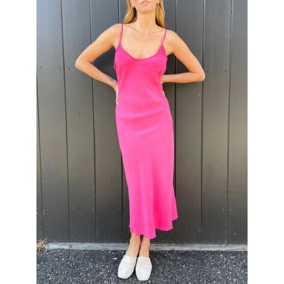 Pharaoh FARRAH Slip Dress in Raspberry - 2/M - Picture 1 of 16
